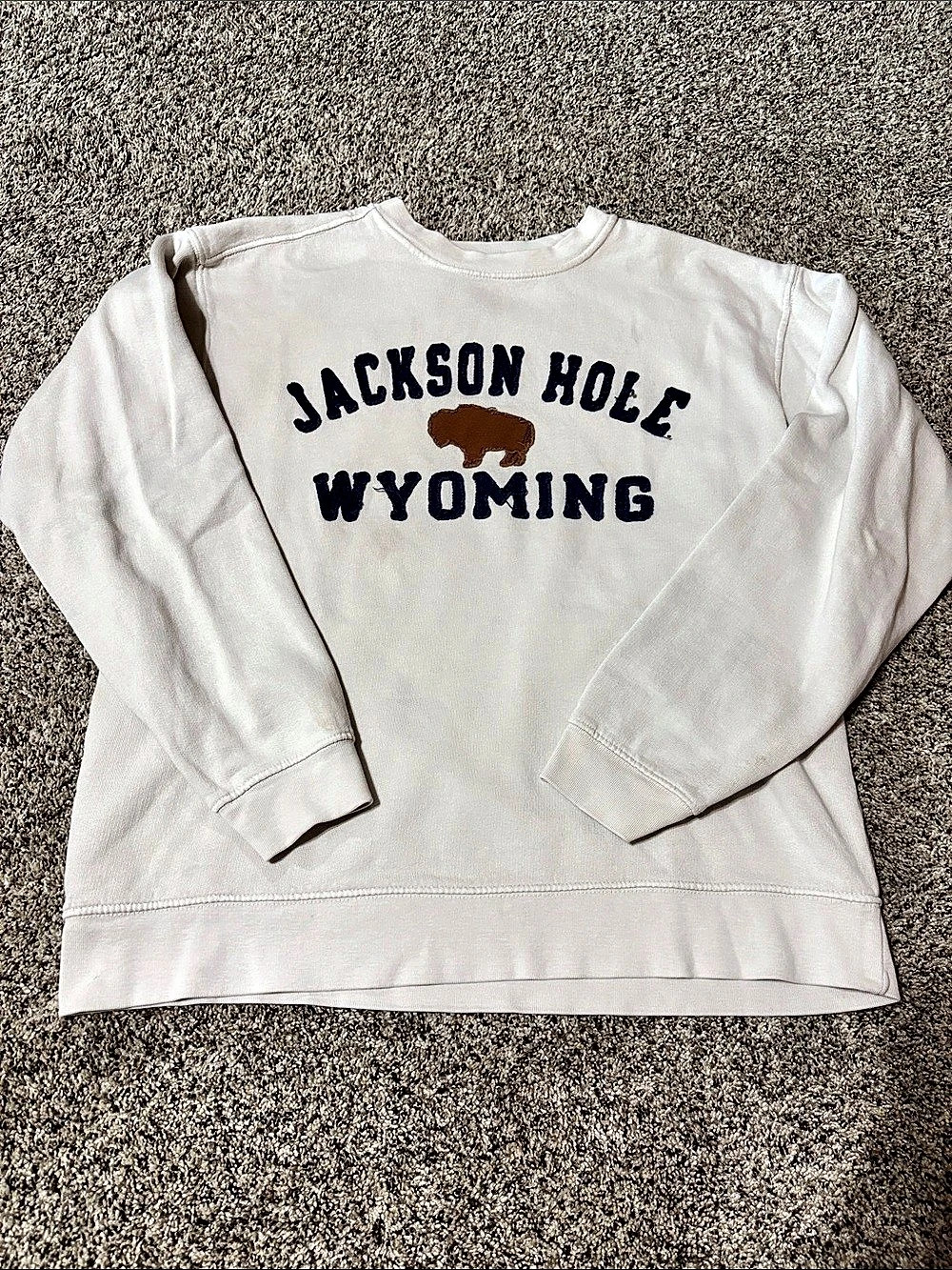 Jackson Hole Wyoming Graphic Sweatshirt Size Medium